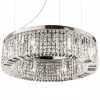 Cheap ORION Suspension cristal Ring 80 cm chromée