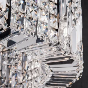Cheap ORION Suspension cristal Ring 80 cm chromée
