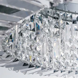 Cheap ORION Suspension cristal Ring 80 cm chromée