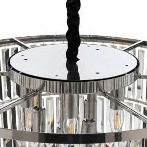 Clearance Nowodvorski Lighting Suspension Cristal, transparent/argenté, Ø 71 cm