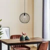 Outlet HELAM Suspension Cumera avec abat-jour cage, Ø 30cm