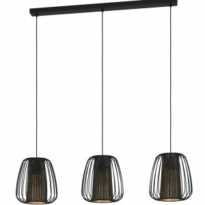 Store EGLO Suspension Curasao, poutre, trois lampes
