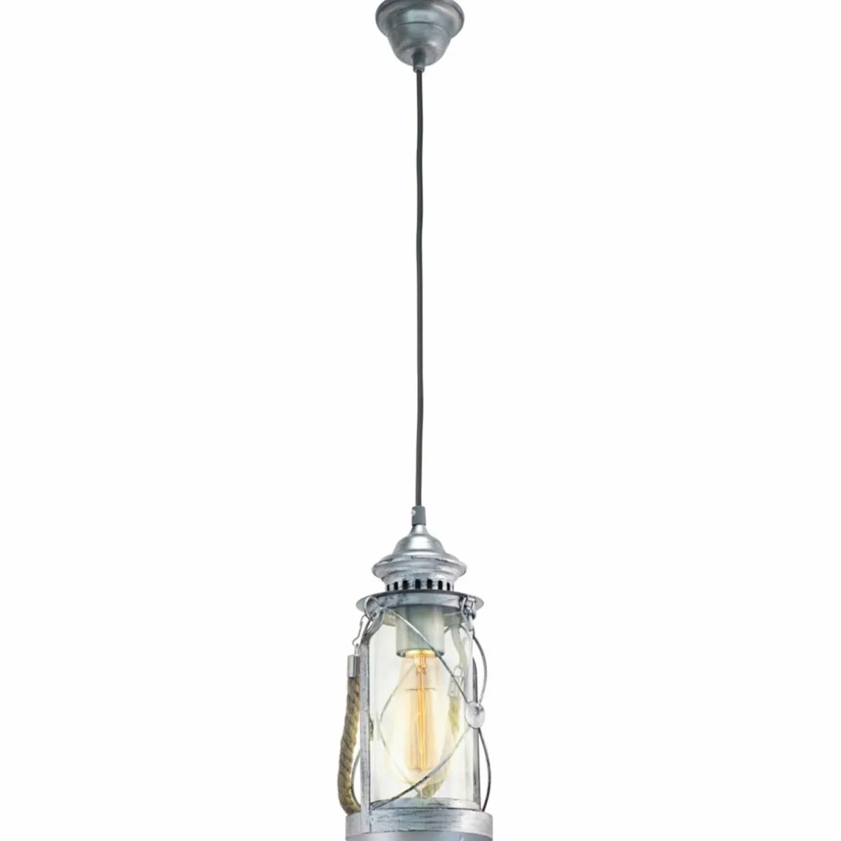 suspension_de_conception_antique_fedor_argente_1.webp Discount EGLO Suspension de conception antique Fedor argentée