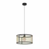 Best Sale EGLO Suspension Dellow, Ø 45 cm, noir/laiton, acier
