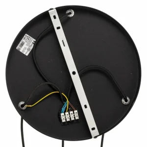Sale TK Lighting Suspension Devi, ambrée, à 3 lampes, ronde