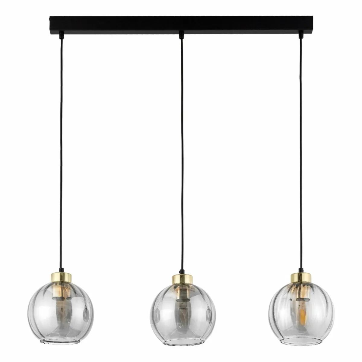 suspension_devi_transparente___lampes_linaire_0.webp Clearance TK Lighting Suspension Devi, transparente à 3 lampes linéaire