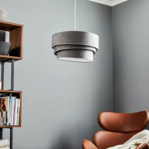 Shop Duolla Suspension Devon, grise/blanche Ø45 cm