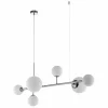 Best Sale ALDEX Suspension Dione à six lampes, chromée