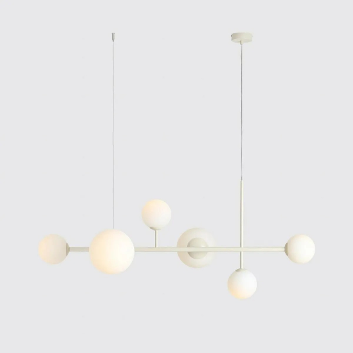 suspension_dione_opalecrme___lampes_0.webp Best Sale ALDEX Suspension Dione, opale/crème, à 6 lampes