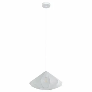 Hot EGLO Suspension Dolwen, blanc, Ø 42,5 cm