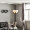 Sale Maco Design Suspension Dorina, crème/or Ø 40cm