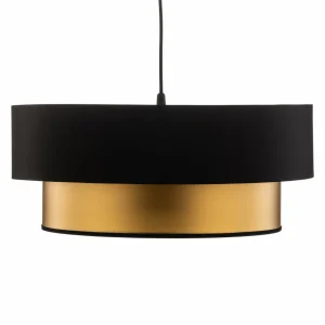 Best Sale Maco Design Suspension Dorina, noir/or Ø 50cm