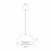Cheap Luminex Suspension Drew en noir avec décor en bois