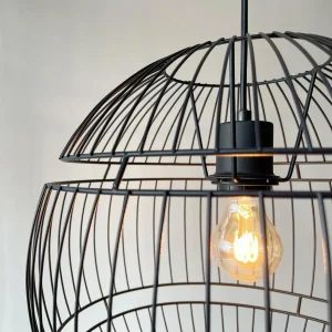 Outlet FISCHER & HONSEL Suspension Drops abat-jour métal, 1 lampe