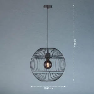 Outlet FISCHER & HONSEL Suspension Drops abat-jour métal, 1 lampe