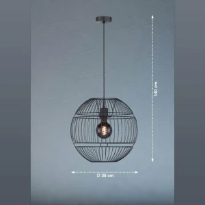 Outlet FISCHER & HONSEL Suspension Drops abat-jour métal, 1 lampe