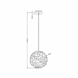 Flash Sale NOWA GmbH Suspension Ducky en blanc, Ø 60 cm