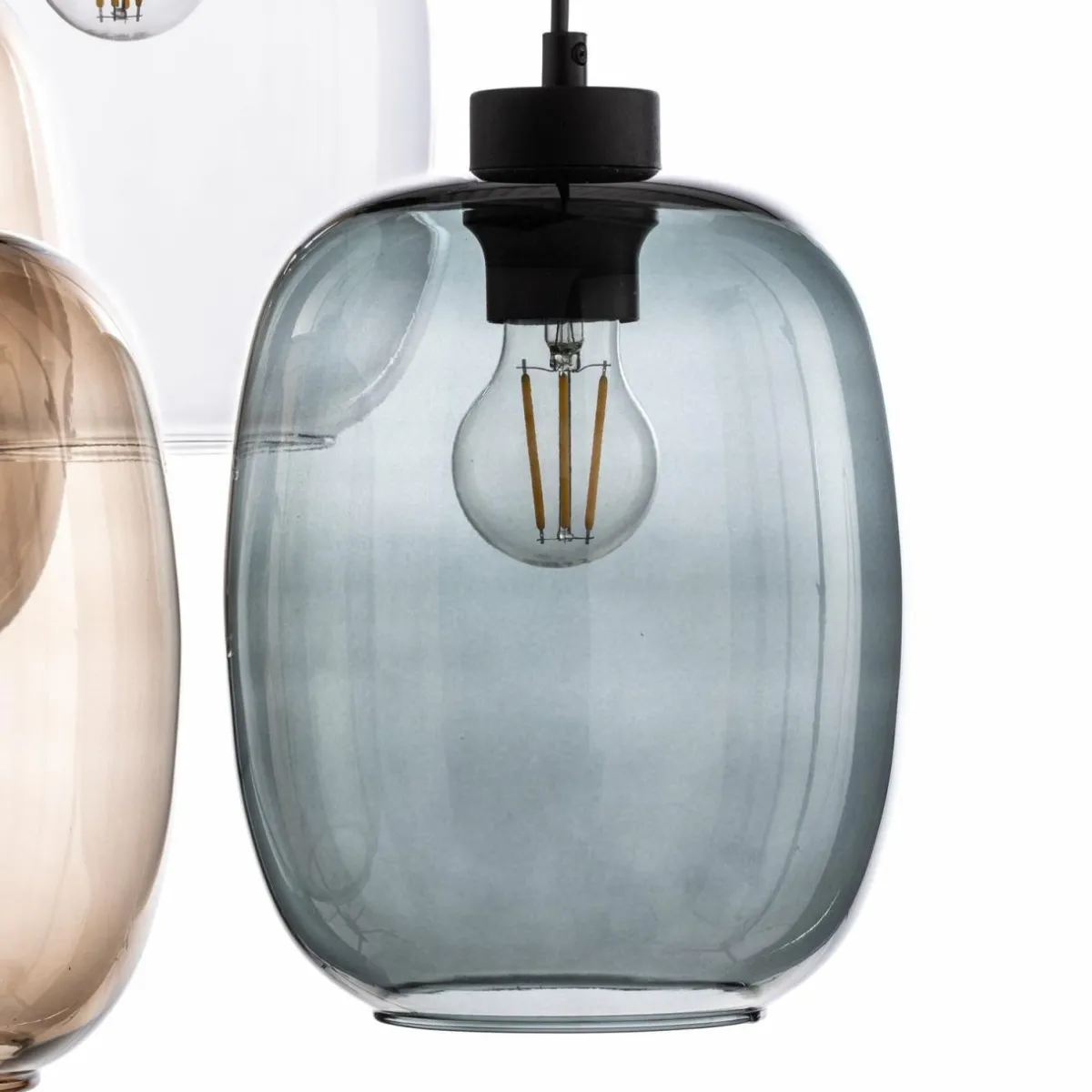 suspension_elio_verre_marronclairgris__lampes_rectangle_3.webp Fashion TK Lighting Suspension Elio, verre, marron/clair/gris, 6 lampes rectangle