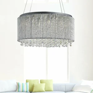 Best Sale Searchlight Suspension Elise II, à 8 lampes
