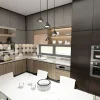 Hot EMIBIG LIGHTING Suspension Elit, 4 lampes, Ø 30 cm, noir, métal, GX53