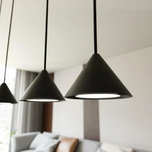 Flash Sale EMIBIG LIGHTING Suspension Elit, 6 lampes, noir, métal