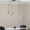 Online EMIBIG LIGHTING Suspension Elit Spider, 4 lampes, doré, métal