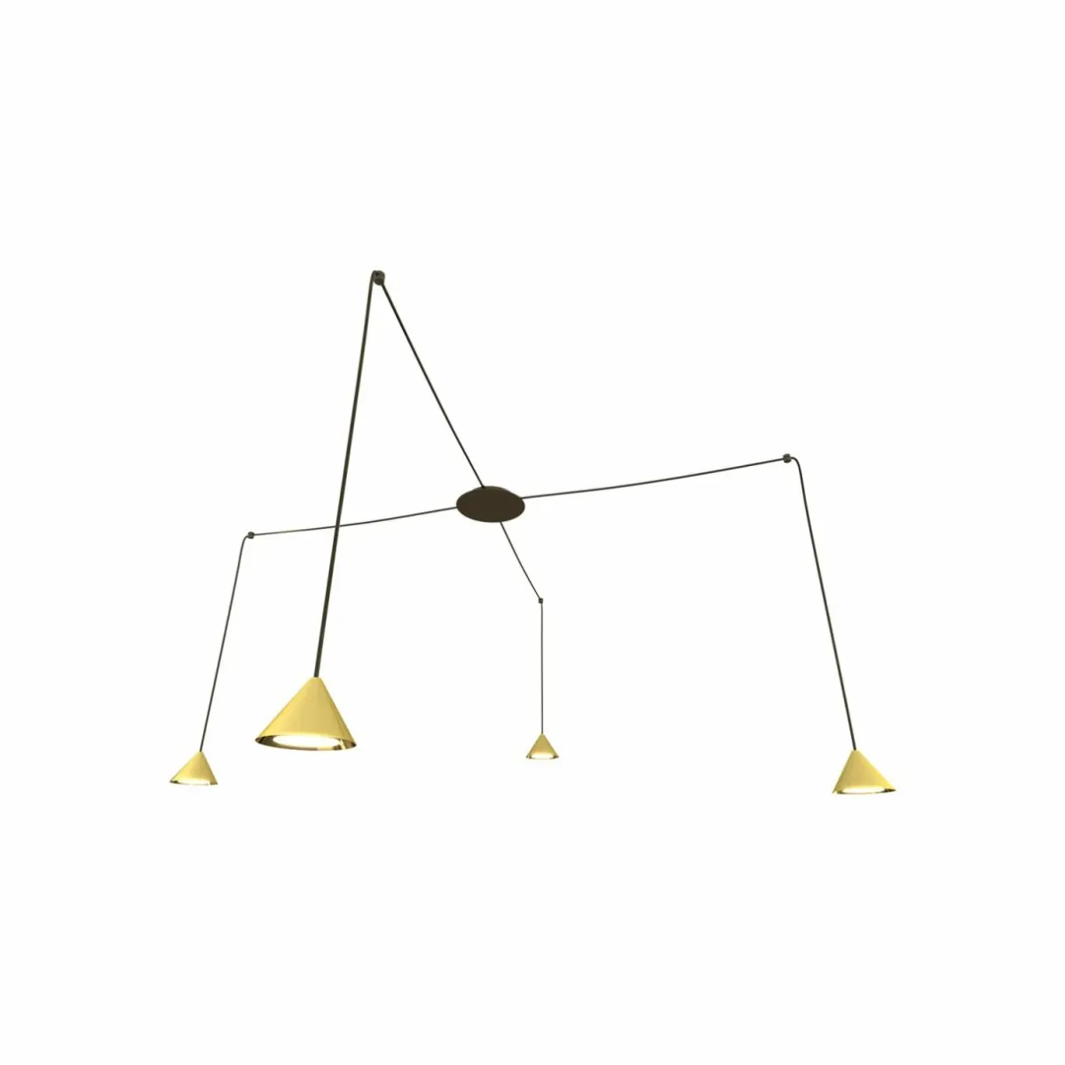 suspension_elit_spider__lampes_dor_mtal_2.webp Online EMIBIG LIGHTING Suspension Elit Spider, 4 lampes, doré, métal
