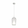 Fashion Mantra Iluminación Suspension Elsa, 1 lampe, Ø 17 cm, verre, transparent
