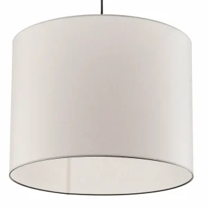 Store Argon Suspension en tissu Harris, abat-jour blanc