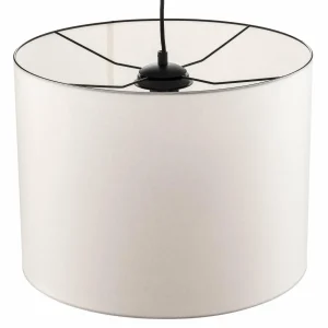 Store Argon Suspension en tissu Harris, abat-jour blanc