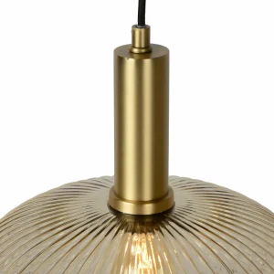 Clearance Lucide Suspension en verre Maloto, Ø 30 cm, ambre