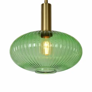 Best Lucide Suspension en verre Maloto, Ø 30 cm, verte