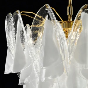 Hot Novaresi Suspension en verre Rondini avec de l’or 24 carats