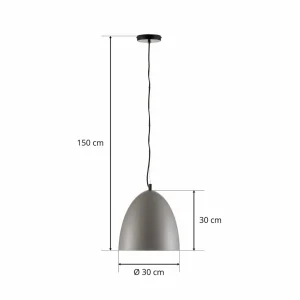 Flash Sale ACB ILUMINACIÓN Suspension Enon en ciment, Ø 30 cm