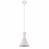 Discount Reality Leuchten Suspension Enzo, à une lampe, Ø 20 cm, blanche