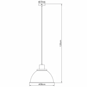 Cheap Brilliant Suspension Erena avec détail en bois, rose clair