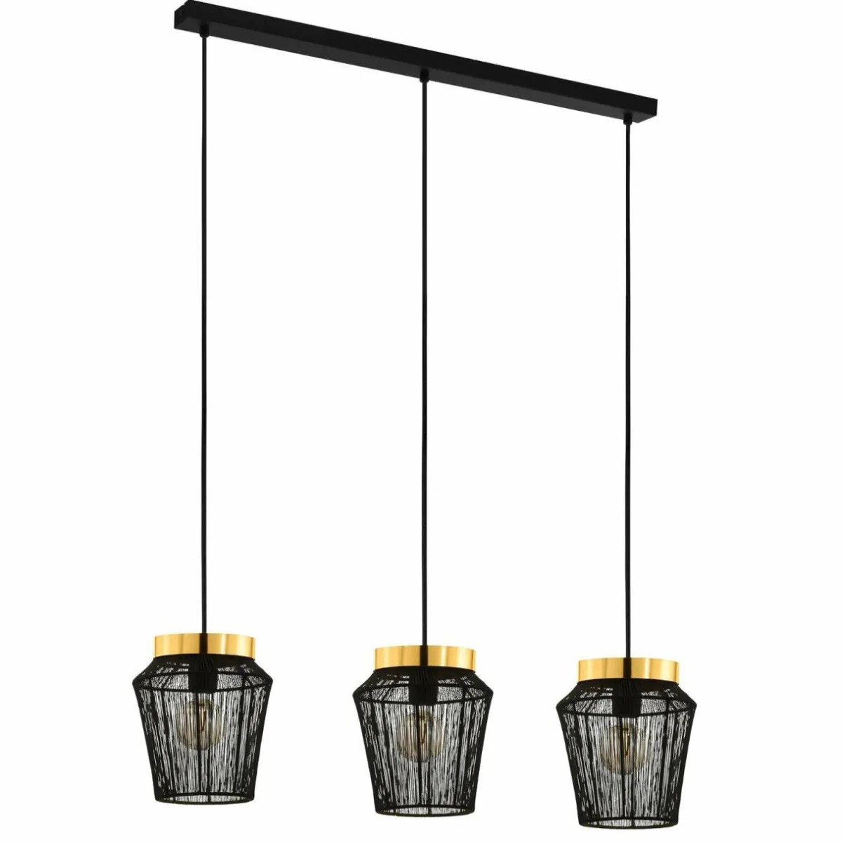 suspension_escandidos_noiredore___lampes_0.webp Sale EGLO Suspension Escandidos, noire/dorée, à 3 lampes