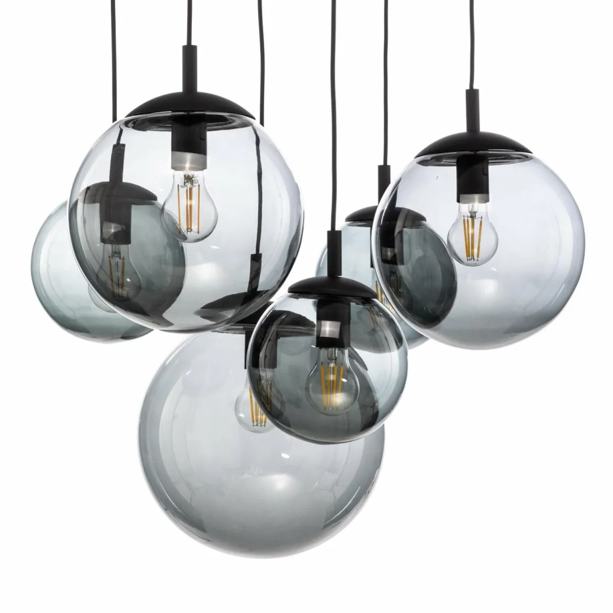 suspension_esme_verre_graphitetransparent__lampes_rectangle_2.webp Best Sale TK Lighting Suspension Esme, verre, graphite-transparent, 6 lampes, rectangle