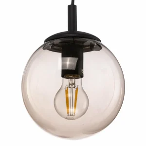 Store TK Lighting Suspension Esme, verre, multicolore, à 6 lampes, linéaire
