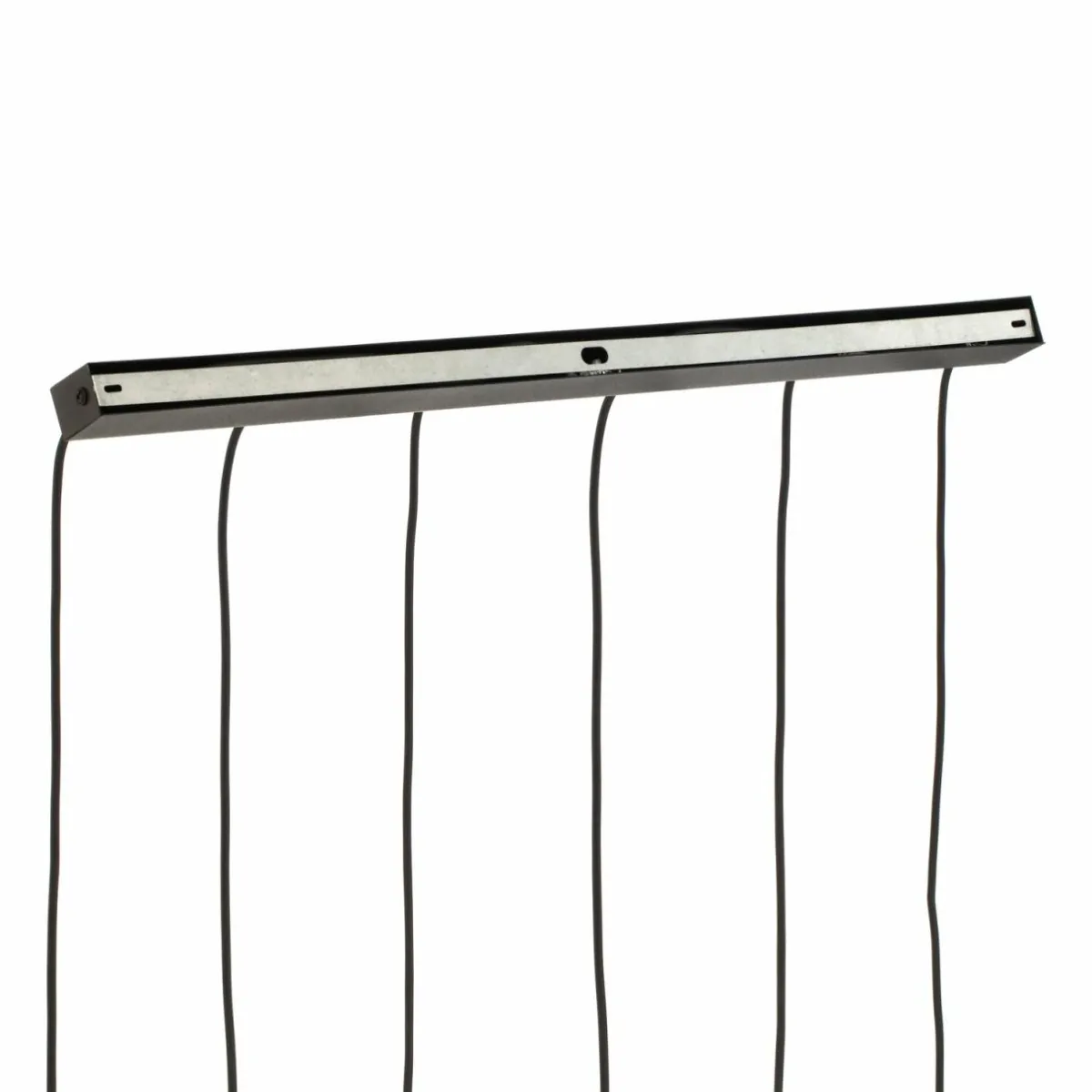 Store TK Lighting Suspension Esme, verre, multicolore, à 6 lampes, linéaire
