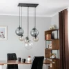 Flash Sale TK Lighting Suspension Esme, verre, multicolore, 6 lampes, rectangle
