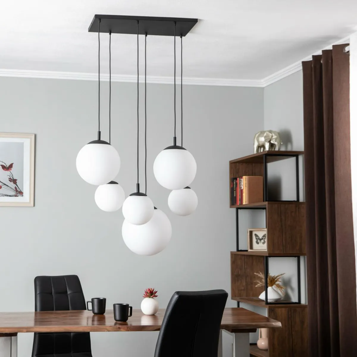 suspension_esme_verre_opalin___lampes_rectangulaire_0.webp New TK Lighting Suspension Esme, verre opalin, à 6 lampes, rectangulaire