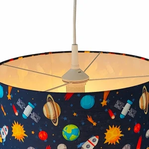 Fashion Niermann Standby Suspension Espace avec abat-jour en tissu