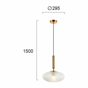 Cheap Viokef Suspension Ester en verre, transparente