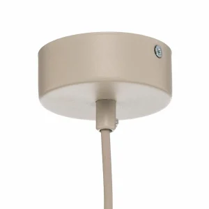 Cheap TK Lighting Suspension Estera, verre opalin, bois, à 3 lampes