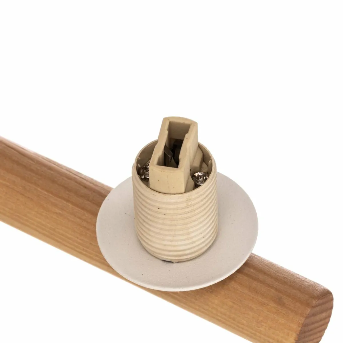 suspension_estera_verre_opalin_bois___lampes_5.webp Cheap TK Lighting Suspension Estera, verre opalin, bois, à 3 lampes