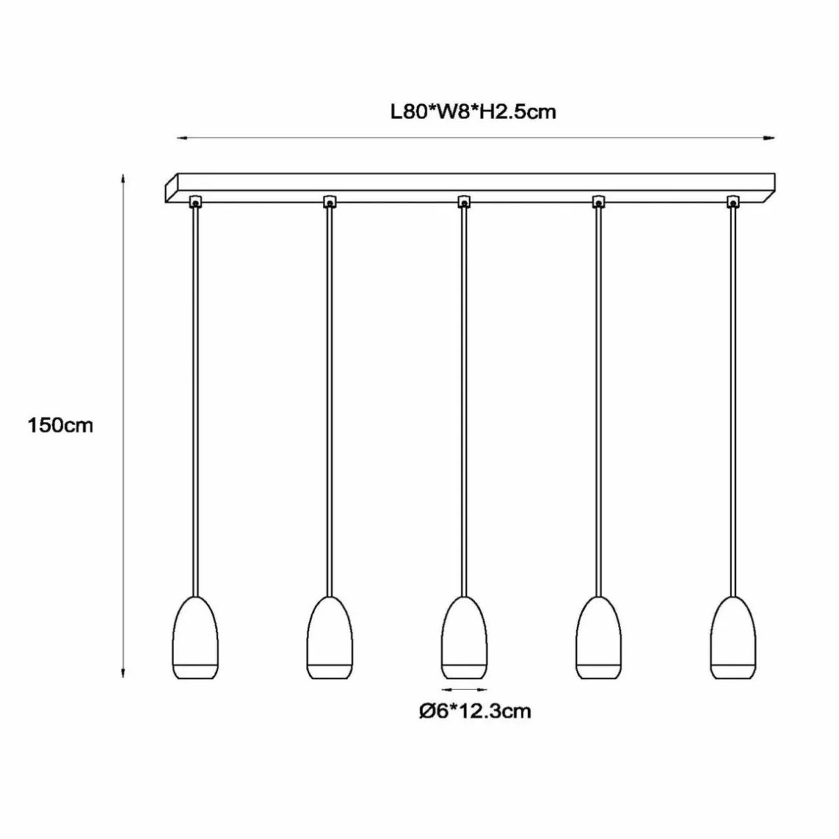suspension_evora___lampes_poutre_taupe_0.webp Store Lucide Suspension Evora, à 5 lampes, poutre, taupe