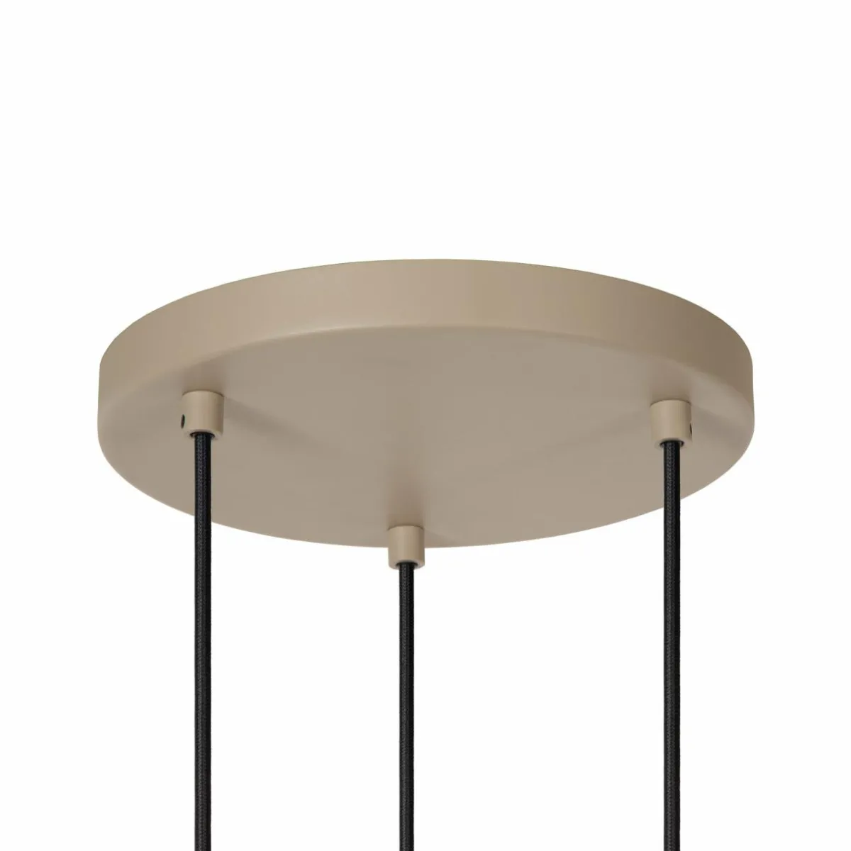 suspension_evora__lampes_ronde_taupe_0.webp Shop Lucide Suspension Evora, à 3 lampes, ronde, taupe