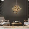 Fashion Näve Suspension Explosion avec sphères dorées