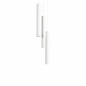 Fashion Nowodvorski Lighting Suspension Eye, à 3 lampes, ronde, blanche